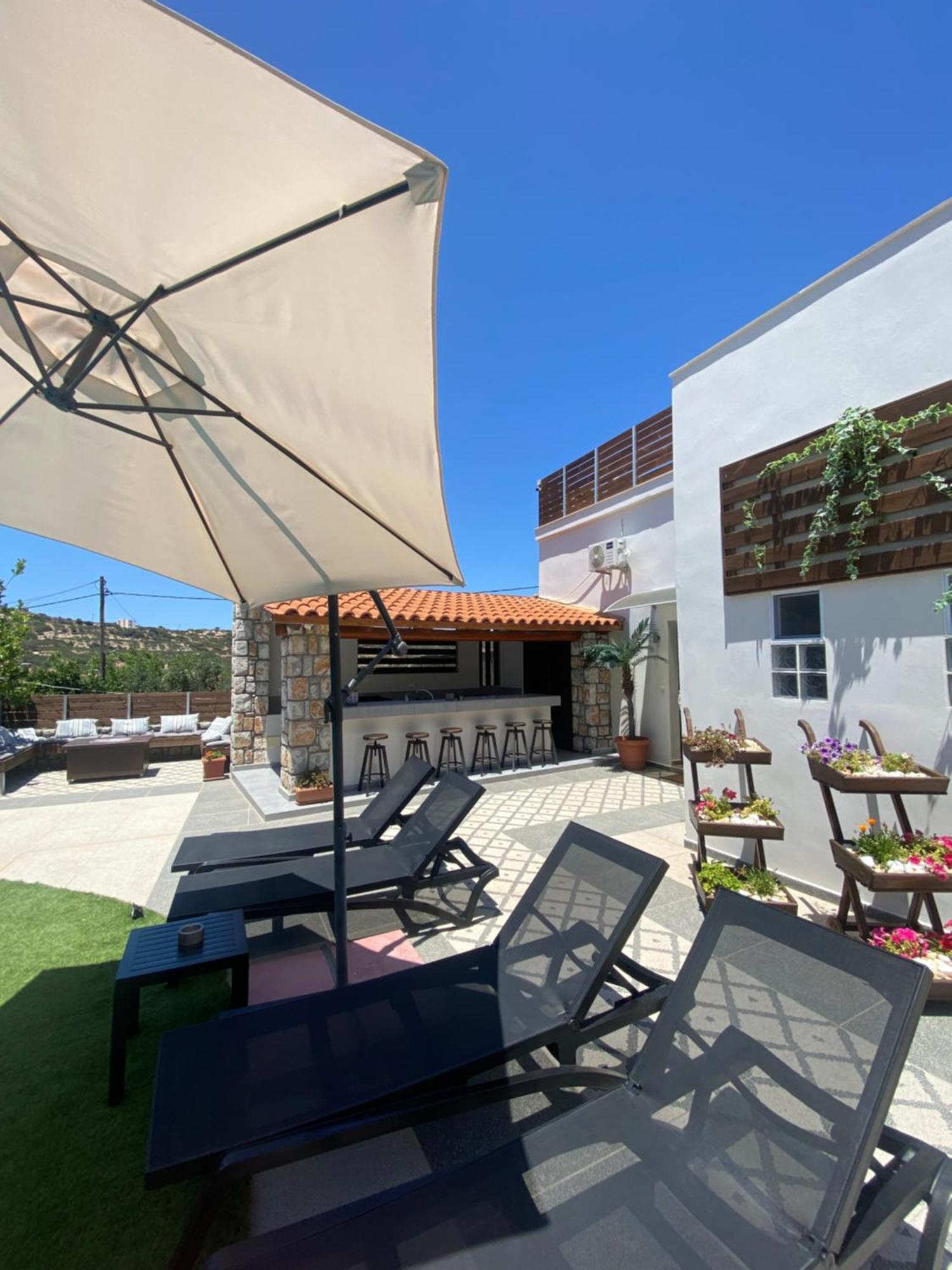 Casa Christina-Luxury Villa Kíssamos Eksteriør bilde