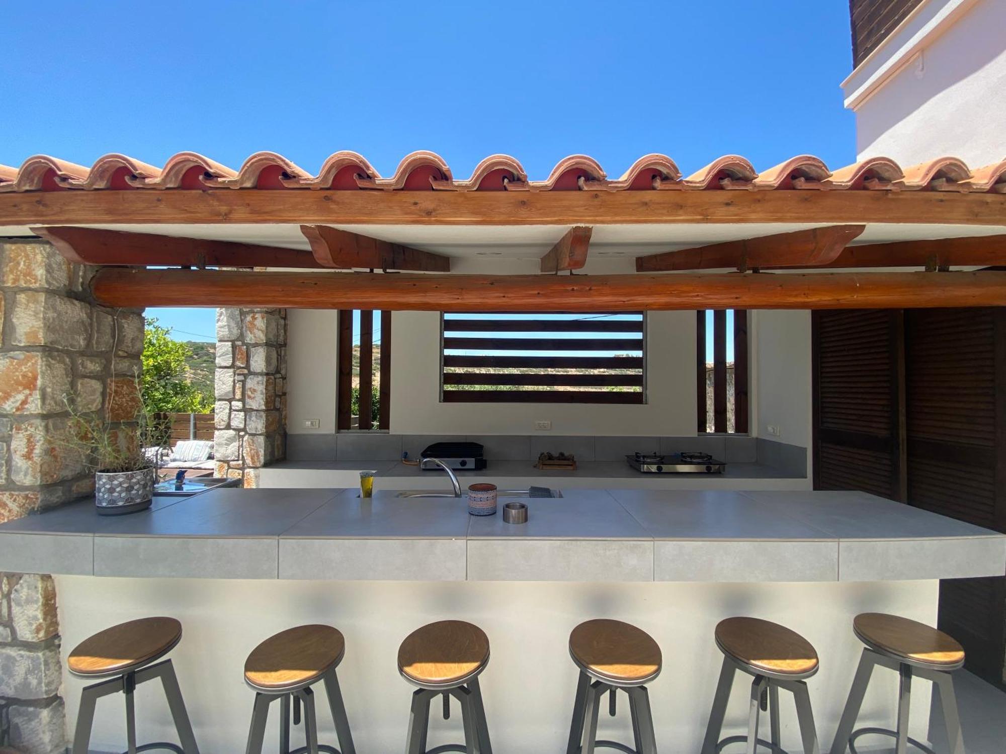 Casa Christina-Luxury Villa Kíssamos Eksteriør bilde
