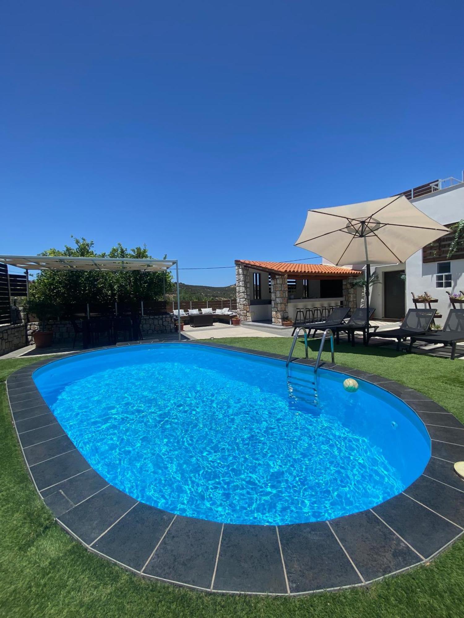 Casa Christina-Luxury Villa Kíssamos Eksteriør bilde